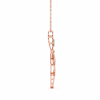 Ivana Jewels Charms & Pendant Peacock Feather Style Pendant