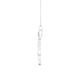 Ivana Jewels Charms & Pendant Peacock Feather Style Pendant