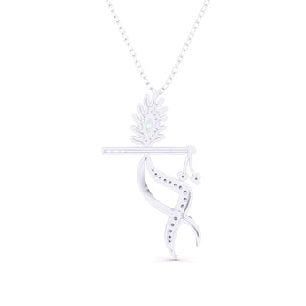 Ivana Jewels Charms & Pendant Peacock Feather Style Pendant