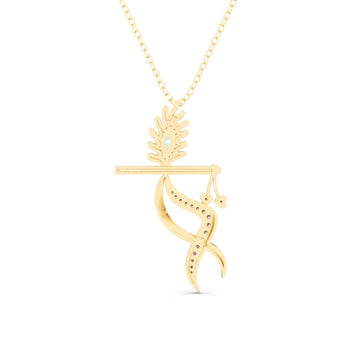 Ivana Jewels Charms & Pendant Peacock Feather Style Pendant