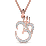 Ivana Jewels Charms & Pendant Rose Gold / 14KT Om Spiritual Pendant