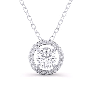 Ivana Jewels Charms & Pendant White Gold / 14KT 2 CARAT Solitaire Pendant