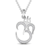 Ivana Jewels Charms & Pendant White Gold / 14KT Om Spiritual Pendant