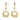 Buy 1 Carat Gold Moon Diamond Dangler Earring from Ivana Jewels Best lab grown diamond jewellery brand
