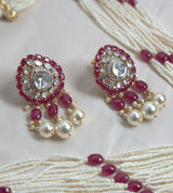 Ivana Jewels Earrings 14KT Polki Passion Gem Stone Royale Earring