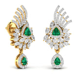 Ivana Jewels Earrings Coloured, Fancy Shape & Round Shape Diamonds Earring