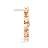 Ivana Jewels Earrings Dainty Diamond Dangling Drop Earrings