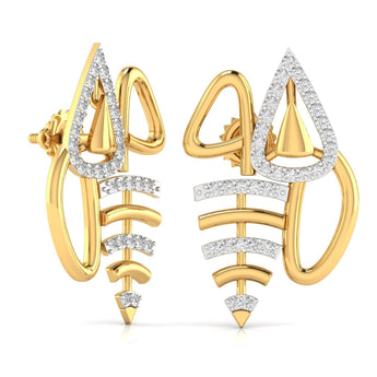 Ivana Jewels Earrings Interlocking Hoop Earrings