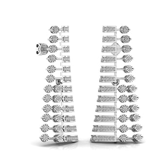 Ivana Jewels Earrings Lab Grown Diamonds Hanging Earring