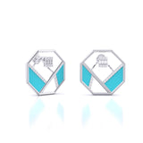 Ivana Jewels Earrings Matrix Octagon Earrings