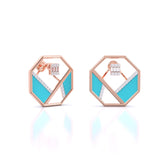 Ivana Jewels Earrings Matrix Octagon Earrings