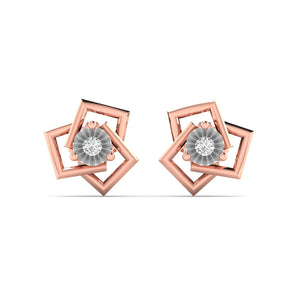 Ivana Jewels Earrings Rose Gold / 14KT 0.06 Ct Versatile Earrings
