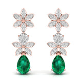 Ivana Jewels Earrings Rose Gold / 14KT Classy Drop Earring