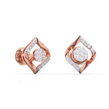 Ivana Jewels Earrings Rose Gold / 14KT Sparkling Lab Grown Diamond Earrings