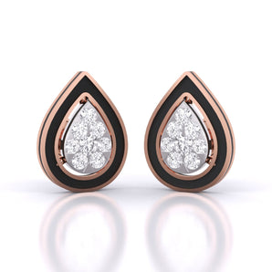 Ivana Jewels Earrings Rose Gold / 14KT Tear Drop Stud Earrings