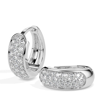 Ivana Jewels Earrings Round Cut Diamond