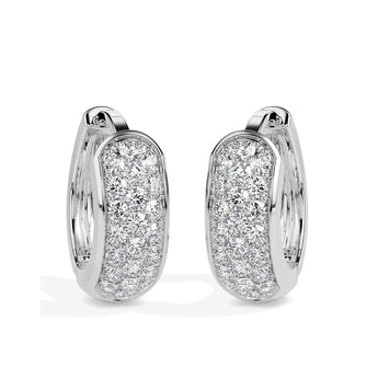 Ivana Jewels Earrings Round Cut Diamond