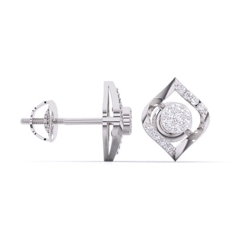 Ivana Jewels Earrings Sparkling Lab Grown Diamond Earrings