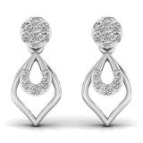 Ivana Jewels Earrings White Gold / 14KT Blinging Lab Grown Diamond Earrings