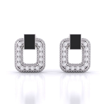 Ivana Jewels Earrings White Gold / 14KT Classic Stud Earrings