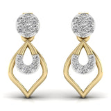 Ivana Jewels Earrings Yellow Gold / 14KT Blinging Lab Grown Diamond Earrings
