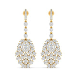 Ivana Jewels Earrings Yellow Gold / 14KT Exquisite Diamond Statement Earrings