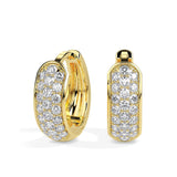 Ivana Jewels Earrings Yellow Gold / 14KT Round Cut Diamond