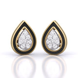 Ivana Jewels Earrings Yellow Gold / 14KT Tear Drop Stud Earrings