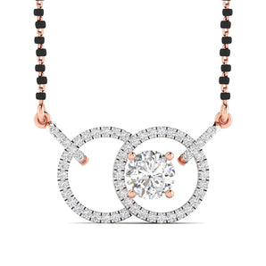 Ivana Jewels Mangal Sutra Rose Gold / 14KT Solitaire Mangalsutra
