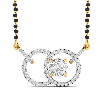 Ivana Jewels Mangal Sutra Yellow Gold / 14KT Solitaire Mangalsutra