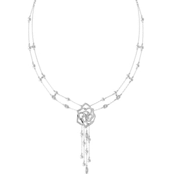 Ivana Jewels Necklace Round Cut Diamonds Glamorous Necklace