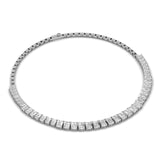 Ivana Jewels Necklace White Gold / 14KT Emerald Cut Diamonds Elegance Necklace