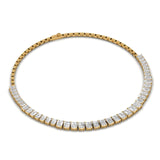 Ivana Jewels Necklace Yellow Gold / 14KT Emerald Cut Diamonds Elegance Necklace