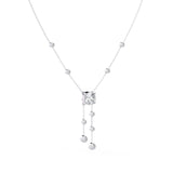 Ivana Jewels Necklaces Dainty Crystal Chain Necklace