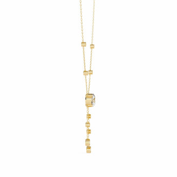Ivana Jewels Necklaces Dainty Crystal Chain Necklace