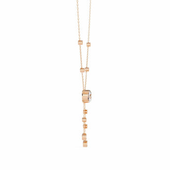 Ivana Jewels Necklaces Dainty Crystal Chain Necklace