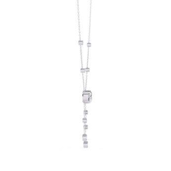 Ivana Jewels Necklaces Dainty Crystal Chain Necklace