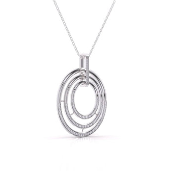Ivana Jewels Necklaces Diamond Circlet Pendant