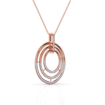 Ivana Jewels Necklaces Diamond Circlet Pendant
