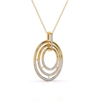 Ivana Jewels Necklaces Diamond Circlet Pendant