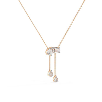 Ivana Jewels Necklaces Necklace with Diamond Drops