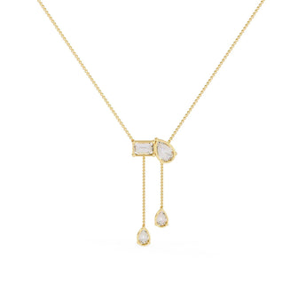Ivana Jewels Necklaces Necklace with Diamond Drops