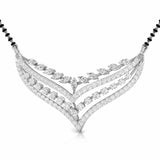 Ivana Jewels Pendant Marquise & Round Cut Diamond Cascade Mangalsutra
