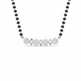 Ivana Jewels Pendant White Gold / 14KT Traditional Mangalsutra with Diamond Design