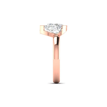 Ivana Jewels Ring Minimalist Pear Diamond Engagement Ring