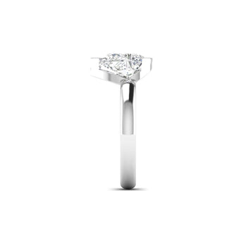 Ivana Jewels Ring Minimalist Pear Diamond Engagement Ring