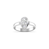 Ivana Jewels Ring White Gold / 14KT Minimalist Pear Diamond Engagement Ring