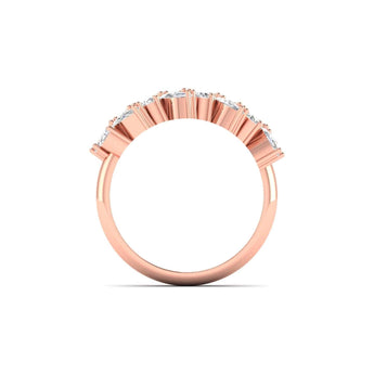 Ivana Jewels Rings 0.89 Cts Marquise-Cut Diamond Eternity Ring
