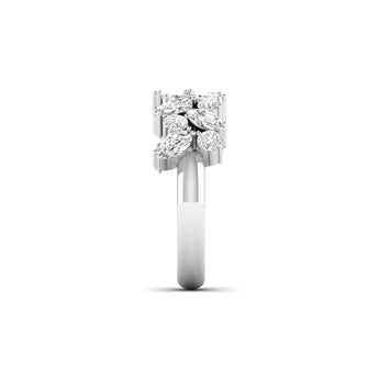 Ivana Jewels Rings 0.89 Cts Marquise-Cut Diamond Eternity Ring
