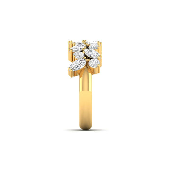 Ivana Jewels Rings 0.89 Cts Marquise-Cut Diamond Eternity Ring